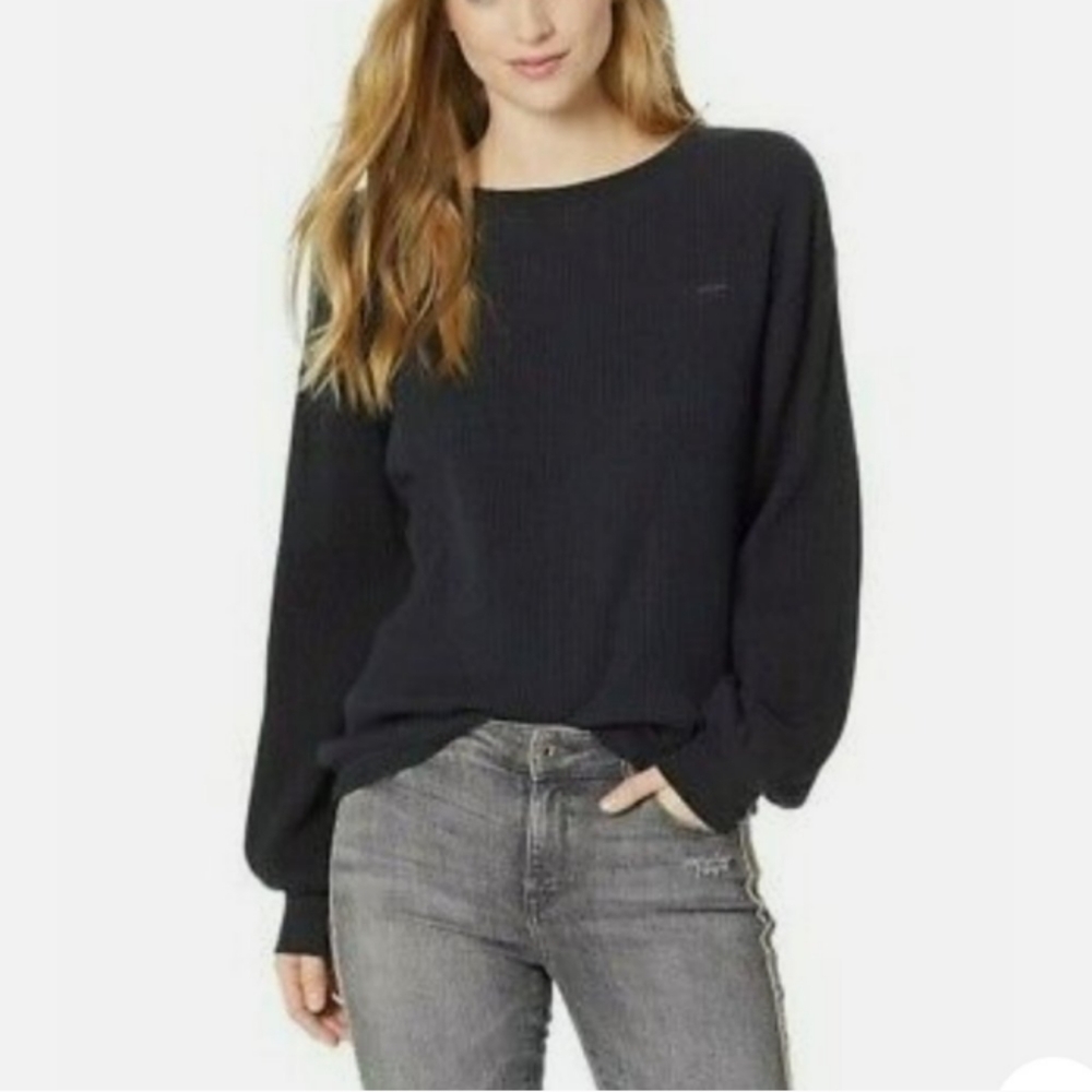 Vans black thermal oversized sweater